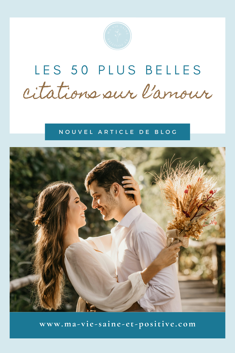 Les 50 plus belles citations sur l'amour - Ma vie saine et positive