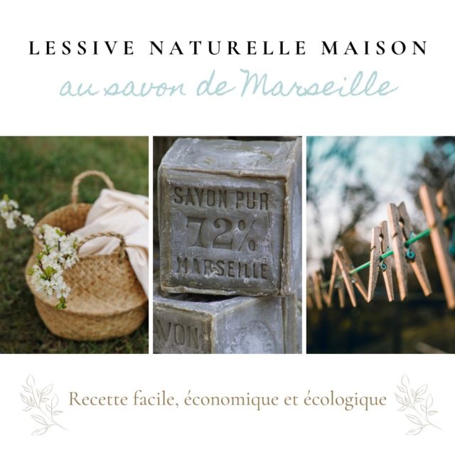 [NOUVELLE ARTICLE DE BLOG]  Dans cet article, je vais vous présenter la recette de ma lessive naturelle maison au savon de Marseille. Elle est écologique, économique et hypoallergénique.  Faire sa lessive est une excellente démarche pour commencer à avoir une vie saine et positive. En plus d’être respectueuse de votre santé, elle est très facile à réaliser 🙂  Vous trouverez dans cet article :  📌Pourquoi faire sa lessive naturelle maison ?
📌Combien de temps faut-il pour préparer sa lessive naturelle maison ?
📌Quels accessoires pour faire sa lessive naturelle maison ?
📌Quels ingrédients pour faire sa lessive naturelle maison ?
📌Comment parfumer sa lessive naturelle maison ?
📌Recette de lessive naturelle maison au savon de Marseille
📌F.A.Q. – Foire aux questions  📍 Le lien de l’article se trouve dans ma bio, ➡️ cliquez ensuite sur l’onglet «Nouvel article de blog » ou rendez-vous sur www.ma-vie-saine-et-positive.com  #articledeblog #lessivesavondemarseille #produitdentretienmaison